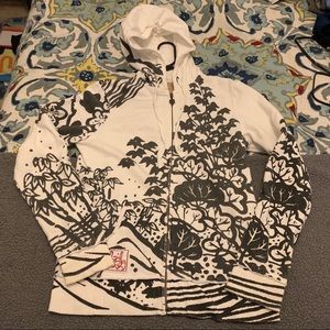 Billabong Floral Design Zip Jacket